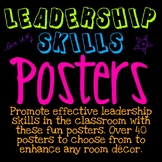 LEADERSHIP SKILLS POSTERS ~ NEON