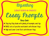LEAP 2025 / PARCC: Unpacking Essay Prompts - How to Know E