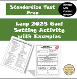 LEAP 2025 Standardize Test Goal Setting Sheet for ELA 9th-