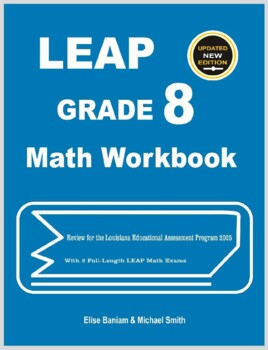 Preview of LEAP Grade 8 Math Workbook: Review for the Louisiana Educational Assessment
