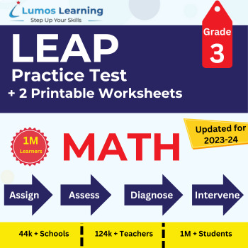 Preview of Online LEAP Practice Tests + Worksheets, Grade 3 MATH - LEAP Test Prep