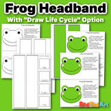 Frog Headband/ Frog Crown - Also for Life Cycle Exploration