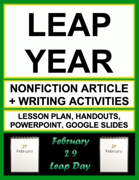 Preview of Leap Year | Leap Day Printable & Digital Classroom Activities
