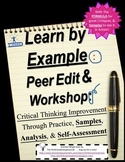 Peer Edit & Workshop: Critical Thinking and Analysis Lesso