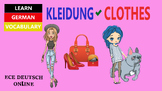 LEARN GERMAN VOCABULARY – CLOTHES – KLEIDUNG