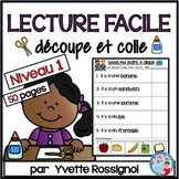LECTURE FACILE   Niveau 1   Découpe et colle | French Read