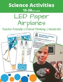 LED Paper Airplane Templates - Learn Circuits through FUN!