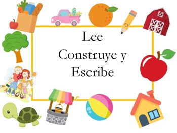 Preview of LEE CONSTRUYE  Y ESCRIBE EN ESPAÑOL-INGLES