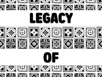 Preview of LEGACY OF LEADERS Black History Month Bulletin Board Decor Kit