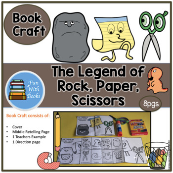 LEGEND OF ROCK, PAPER, SCISSORS BOOK CRAFT