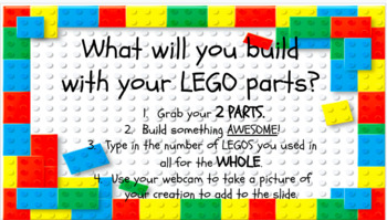 Preview of LEGO Addition Digital Math Center