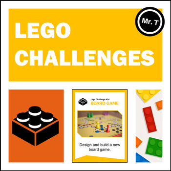 Preview of LEGO Challenges - 28 Task Cards - Distance Learning