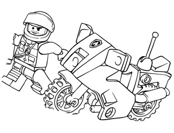 LEGO: in LEGO City! Coloring pages by Creativity Without Borders