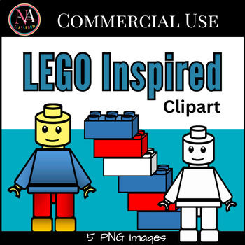 Preview of LEGO Inspired KIDS Clipart | FREEBIE