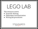 LEGO LAB Fun Scientific Writing Lab: Middle School Science