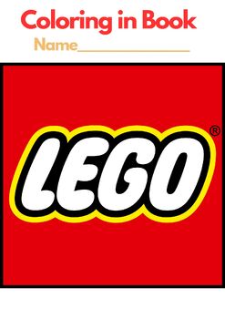 Preview of LEGO / LEGOS, Coloring in Book (30 pages) PDF A4 Printable Book