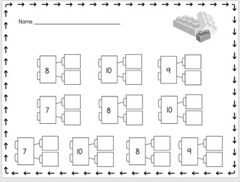 number bonds worksheets and task cards by i dream of first