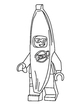 Minifigure Coloring Pages (24!) by ViaCustoms | TPT