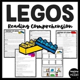 LEGO Reading Comprehension Informational Text Worksheet Le