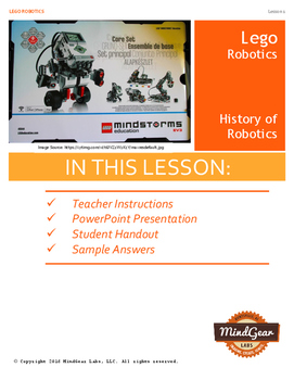 Preview of LEGO Robotics 1: History of Robotics