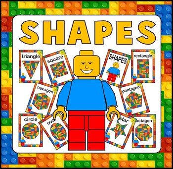 blyant chauffør svale LEGO SHAPES POSTERS TEACHING RESOURCES AND DISPLAY KS1-2 EARLY YEARS MATHS