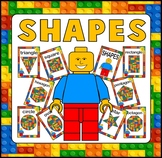 LEGO SHAPES POSTERS TEACHING RESOURCES AND DISPLAY KS1-2 E