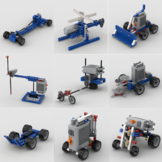 LEGO Simple Powered Machines Part.2 - Transportation