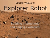 LEGO® WeDo 2.0 Lunar Explorer Rover Robot with sensor - In