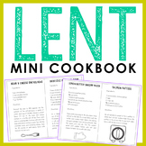 LENT Mini Cookbook Recipes for Kids | Holy Week | Good Friday | Easter | FREE