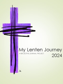Preview of LENT - My Lenten Journal Reflective Journal Project - 2024