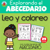 LEO Y COLOREO con el Abecedario / Spanish Alphabet READ AN