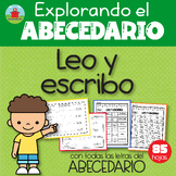 LEO Y ESCRIBO con el Abecedario / Spanish Alphabet Activities