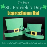LEPRECHAUN HAT CRAFT | St. Patrick’s Day No-Prep Top Hat |