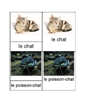 LES ANIMAUX animals Montessori cards in French
