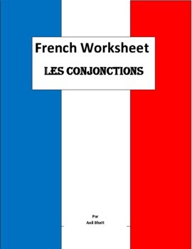 Preview of LES CONJONCTIONS - French Worksheet