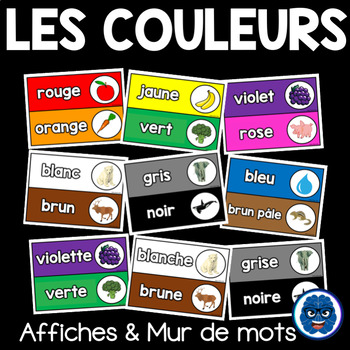 Preview of LES COULEURS - AFFICHES (French Classroom posters)