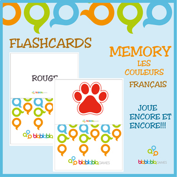 Preview of LES COULEURS / COLORS FLASHCARDS - FRENCH