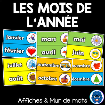 Preview of LES MOIS DE L'ANNÉE - AFFICHES (French classroom posters)