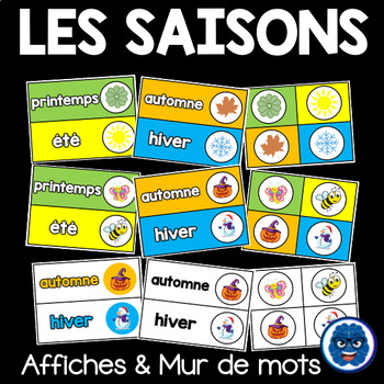 Preview of LES SAISONS - AFFICHES (French classroom posters)