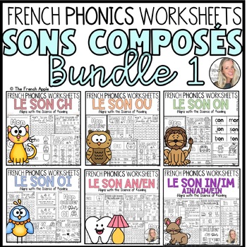 Preview of LES SONS FRANÇAIS- BUNDLE SET 1 | French Phonics | Cahier de sons (SOR)