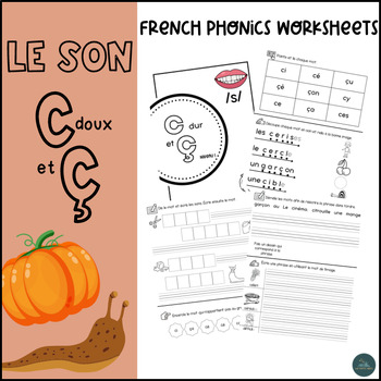 Preview of LES SONS FRANÇAIS- French Phonics | Cahier de sons (SOR) | Le son c doux et ç