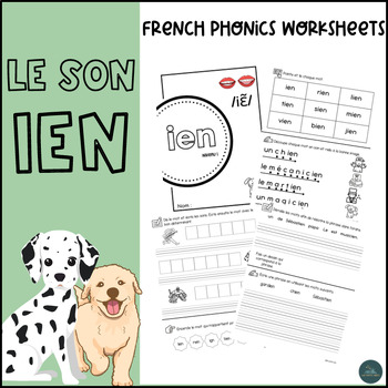 Preview of LES SONS FRANÇAIS- French Phonics | Cahier de sons (SOR) | Le son ien