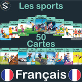 LES SPORTS | FRENCH "Sports" Vocabulary Flashcards, (9x6cm