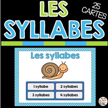 Preview of LES SYLLABES - FRENCH BOOM CARDS™️  French Syllables