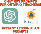 LESSON PLAN CHAT GPT PROMPTS - Make Instant Lesson Plans!