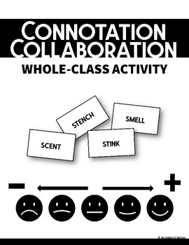Preview of LESSON PLAN: Connotation Collaboration (Whole-Class Activity)