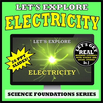 Preview of LET'S EXPLORE ELECTRICITY POWERPOINT (Foundations Science Curriculum series)