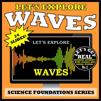Preview of LET'S EXPLORE WAVES POWERPOINT (Foundations Science Curriculum series)