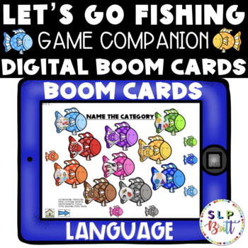LET'S GO FISHING, DIGITAL BOOM CARDS - GAME COMPANION, LANGUAGE