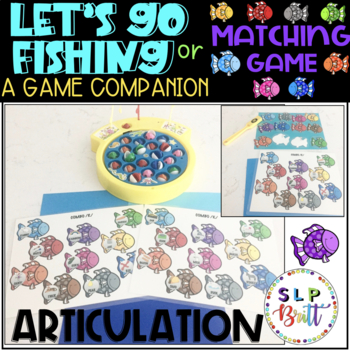 LET'S GO FISHING, GAME COMPANION, ARTICULATION (SPEECH & LANGUAGE THERAPY)